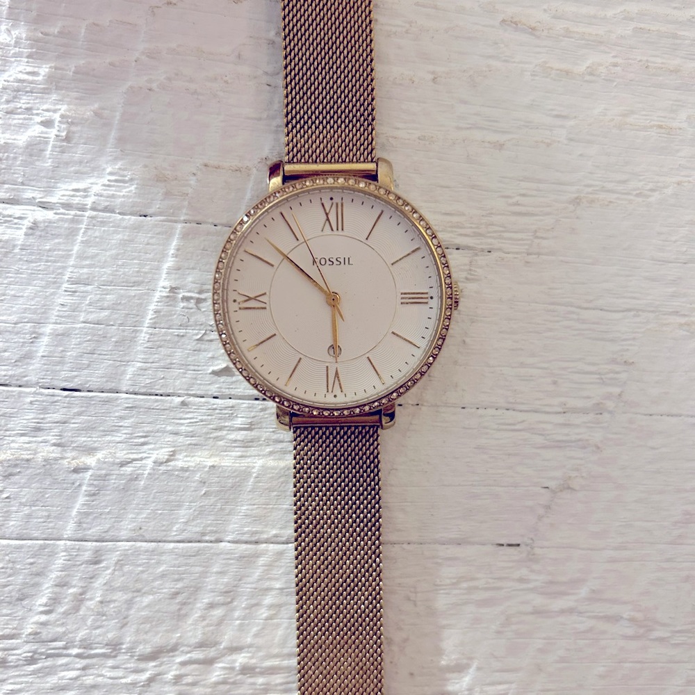 Fossil Build Your Own Watch- Beautiful!! - image 1